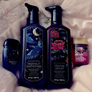 Bath and body works moonlit graveyard and vampire blood soap bundle